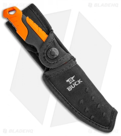 Buck Knives Buck Pursuit Pro Small Fixed Blade Knife Black/Orange (3.75" Satin) 5 Buck Knives Buck Pursuit Pro Small Fixed Blade Knife Black/Orange (3.75" Satin) - Image 3