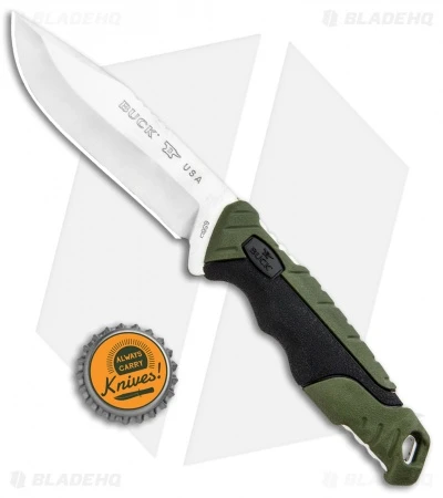 Buck Knives Buck Pursuit Small Fixed Blade Knife Green GFN (3.75" Satin) 0658GRS 6 Buck Knives Buck Pursuit Small Fixed Blade Knife Green GFN (3.75" Satin) 0658GRS - Image 4