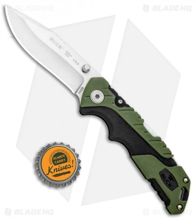 Buck Knives Buck Pursuit Small Lockback Knife Green GFN (3" Satin) 0661GRS 7 Buck Knives Buck Pursuit Small Lockback Knife Green GFN (3" Satin) 0661GRS - Image 5