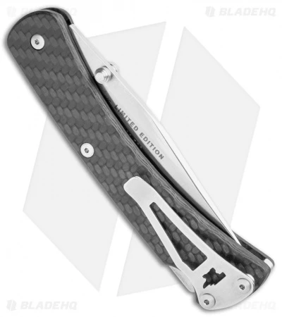 Buck Knives Buck Slim Lockback Knife Carbon Fiber (3.75" Satin) 0110CFSLE-B 5 Buck Knives Buck Slim Lockback Knife Carbon Fiber (3.75" Satin) 0110CFSLE-B - Image 3