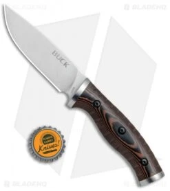 Buck Knives Buck Small Selkirk Fixed Blade Knife Micarta (3.875" Satin) 0853BRS -Buck Knives Buck Small Selkirk Micarta 0853BRS B BHQ 66594 jr bottlecap 1