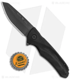 Buck Knives Buck Sprint OPS Liner Lock Knife Pro Black Canvas Micarta (3" Black) 0843BKS -Buck Knives Buck Sprint OPS LL Pro Black Canvas Micarta Black 0843BKS BHQ 146042 jr bottlecap