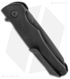 Buck Knives Buck Sprint OPS Liner Lock Knife Pro Black Canvas Micarta (3" Black) 0843BKS -Buck Knives Buck Sprint OPS LL Pro Black Canvas Micarta Black 0843BKS BHQ 146042 jr side