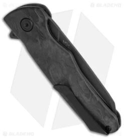 Buck Knives Buck Sprint OPS Liner Lock Knife Pro Marble Carbon Fiber (3" Black) 0843CFS -Buck Knives Buck Sprint OPS LL Pro Marble CF Black BHQ 146045 jr side 2