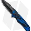 Buck Knives Buck Sprint Ops Pro Liner Lock Knife Blue/Black G-10 (3.125" Black) 0842BLS