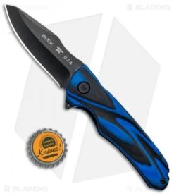 Buck Knives Buck Sprint Ops Pro Liner Lock Knife Blue/Black G-10 (3.125" Black) 0842BLS -Buck Knives Buck Sprint Ops Pro LL Blue Black G 10 Black 0842BLS BHQ 92948 jr bottlecap