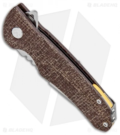 Buck Knives Buck Sprint Pro Liner Lock Knife Burlap Micarta (3" Satin) 0841BRS 4 Buck Knives Buck Sprint Pro Liner Lock Knife Burlap Micarta (3" Satin) 0841BRS - Image 2