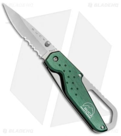 Buck Knives Buck Whittaker Approach Liner Lock Knife OD Green (2.625" Satin Serr) 3 Buck Knives Buck Whittaker Approach Liner Lock Knife OD Green (2.625" Satin Serr)