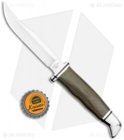 Buck Knives Buck Woodsman Pro Fixed Blade Knife Green Micarta (4" Satin) 9 Buck Knives Buck Woodsman Pro Fixed Blade Knife Green Micarta (4" Satin) -Buck Knives Buck Woodsman Pro Green Micarta Satin 0102GRS1 BHQ 120374 jr bottlecap