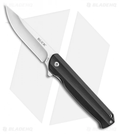 Buck Knives Buck Langford Liner Lock Knife Black G-10 (3.375" Satin) 0251BKS 3 Buck Knives Buck Langford Liner Lock Knife Black G-10 (3.375" Satin) 0251BKS