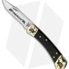 Buck Knives Yellowhorse Custom Buck 110 Torto Lockback Knife Ebony Wood (3.8" Satin) -Buck Knives Yellowhorse Custom Buck 110 LB Tortoise BHQ 142569 jr