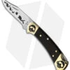 Buck Knives Yellowhorse Custom Buck 112 Scuba Lockback Knife Ebony Wood (3" Satin) -Buck Knives Yellowhorse Custom Buck 112 Scuba BHQ 141886 jr