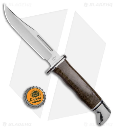 Buck Knives Buck 117 Brahma Pro Fixed Blade Knife Green Micarta (4.5" Satin) 0117GRS-B 6 Buck Knives Buck 117 Brahma Pro Fixed Blade Knife Green Micarta (4.5" Satin) 0117GRS-B - Image 4
