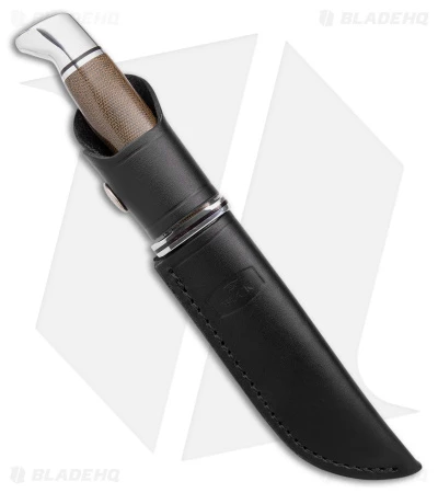 Buck Knives Buck 117 Brahma Pro Fixed Blade Knife Green Micarta (4.5" Satin) 0117GRS-B 5 Buck Knives Buck 117 Brahma Pro Fixed Blade Knife Green Micarta (4.5" Satin) 0117GRS-B - Image 3