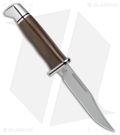 Buck Knives Buck 117 Brahma Pro Fixed Blade Knife Green Micarta (4.5" Satin) 0117GRS-B 4 Buck Knives Buck 117 Brahma Pro Fixed Blade Knife Green Micarta (4.5" Satin) 0117GRS-B - Image 2