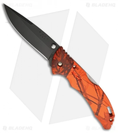 Buck Knives Buck BHW Bantam Orange Camo Lockback Knife (3.625" Black) 3 Buck Knives Buck BHW Bantam Orange Camo Lockback Knife (3.625" Black)