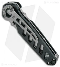 Buck Knives Buck 183 Alpha Crosslock Knife Orange W/Saw & Gut Hook Blade (3" Satin) 0183ORS1 -Buck Knives buck alpha crosslock green 183grs b side 1