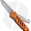 Buck Knives Buck 183 Alpha Crosslock Knife Orange W/Saw & Gut Hook Blade (3" Satin) 0183ORS1 -Buck Knives buck alpha crosslock orange 1830rs1 b