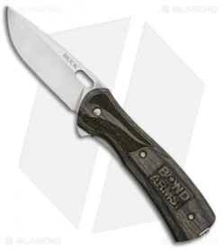 Buck Knives Buck Bond Arms Liner Lock Knife Black Ash (3.125" Satin) BD3209