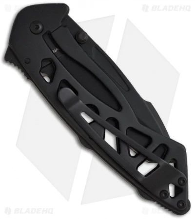 Buck Knives Buck Bones Frame Lock Knife (3" Black Serr) 0870BKX-B 4 Buck Knives Buck Bones Frame Lock Knife (3" Black Serr) 0870BKX-B - Image 2