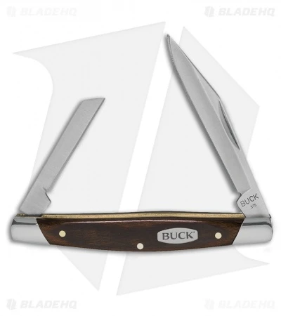 Buck Knives Buck Deuce Knife 2.625" Woodgrain 0375BRS 3 Buck Knives Buck Deuce Knife 2.625" Woodgrain 0375BRS