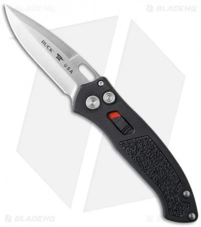 Buck Knives Buck Impact Automatic Knife Black (3.125" Satin) 0898BKS 3 Buck Knives Buck Impact Automatic Knife Black (3.125" Satin) 0898BKS