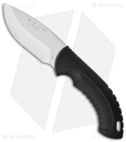 Buck Knives Buck Omni Hunter 12PT Knife Black Fixed Blade (4" Satin Plain) 0392BKS