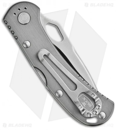 Buck Knives Buck SpitFire Lockback Knife Gray (3.25" Satin Serr) 0722GYX1 4 Buck Knives Buck SpitFire Lockback Knife Gray (3.25" Satin Serr) 0722GYX1 - Image 2