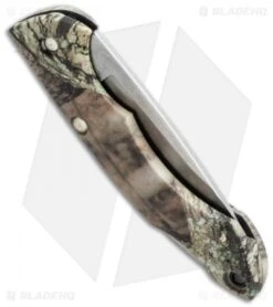 Buck Knives Buck Nano Bantam Lockback Knife Mossy Oak Camo (1.875" Satin) 0283CMS22 -Buck Knives buck nano bantam 0283cms22 b side cm