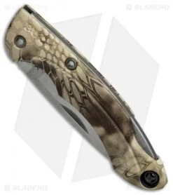 Buck Knives Buck Nano Bantam Lockback Knife Kryptek Highlander Camo (1.875" Satin) 0283CMS26 -Buck Knives buck nano bantam kryptek highlander 0238cms26 b BHQ 35345 er spine