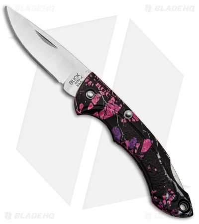 Buck Knives Buck Nano Bantam Lockback Knife Pink Muddy Girl Camo (1.875" Satin) 0283CMS31 3 Buck Knives Buck Nano Bantam Lockback Knife Pink Muddy Girl Camo (1.875" Satin) 0283CMS31