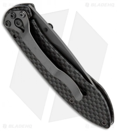 Buck Knives Buck Nobleman Frame Lock Knife Sim Carbon Fiber (2.625" Gray) 0327CFS 4 Buck Knives Buck Nobleman Frame Lock Knife Sim Carbon Fiber (2.625" Gray) 0327CFS - Image 2