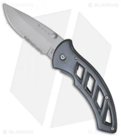 Buck Knives Buck Parallex-2.8 Frame Lock Knife Gray (2.8" Bead Blast Serr) 0318GYX
