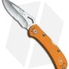 Buck Knives Buck SpitFire Lockback Knife Orange (3.25" Satin Serr) 0722ORX1 -Buck Knives buck spitfire orange 722