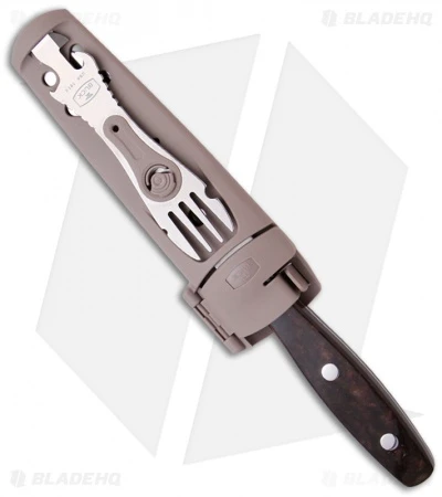 Buck Knives Buck TravelMate Kit W/ Spreader, Sheath & Fork (4.875" Serr) 0941BRS1VP 4 Buck Knives Buck TravelMate Kit W/ Spreader, Sheath & Fork (4.875" Serr) 0941BRS1VP - Image 2