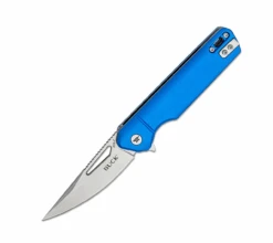 Buck Knives 28 Buck Knives 239 Infusion-Blue Aluminum (3.25" Satin 7Cr) 0239BLS-B
