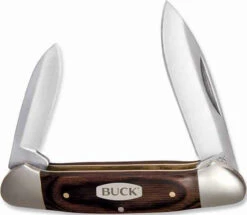 Buck Knives Buck 389BRS Canoe, 2.5" 420J2 Plain Blade, Woodgrain