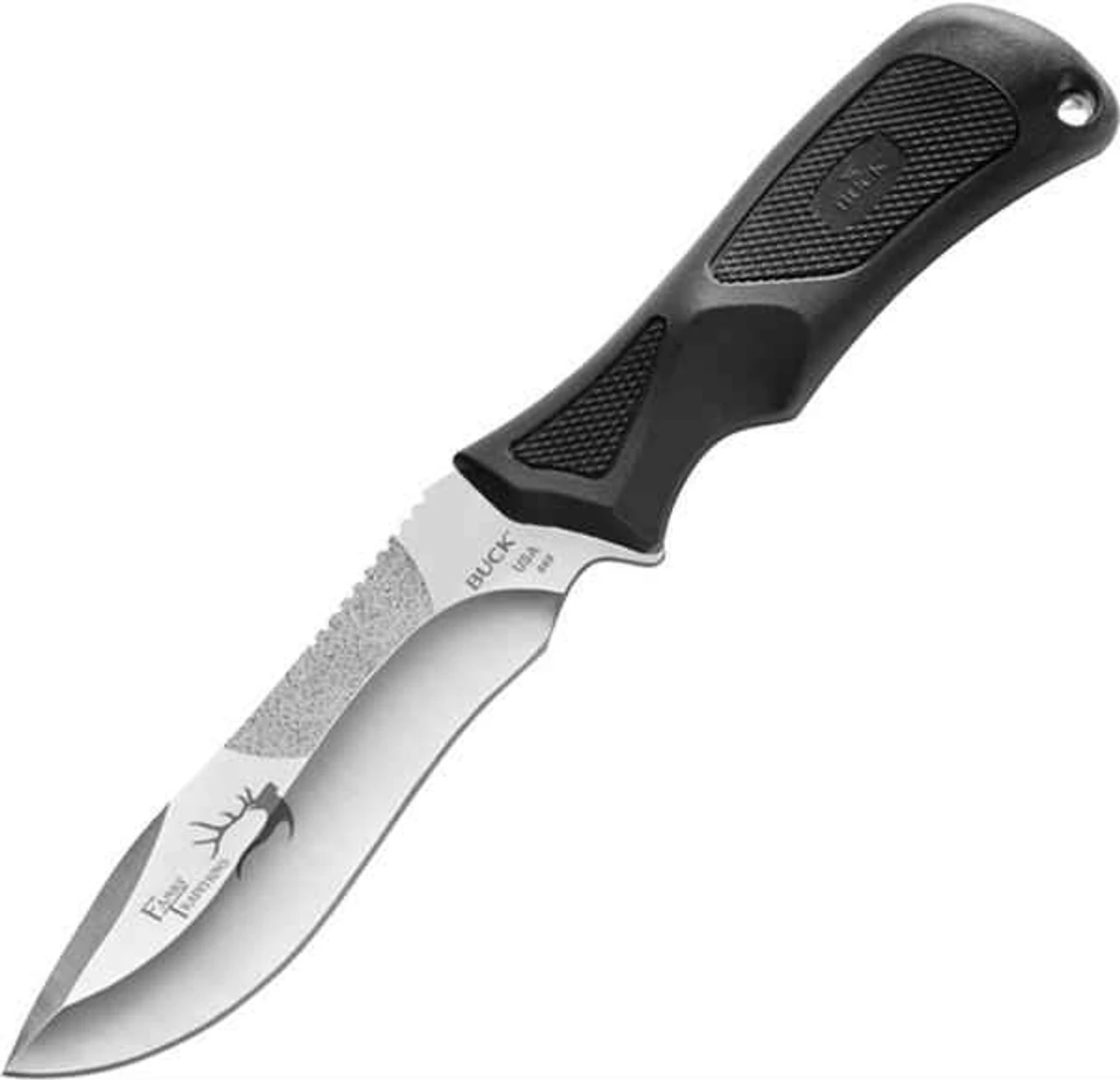 Buck Knives Buck Haley Heath 85BKSHH Family Traditions Adrenaline, 4.5" 420HC Plain Blade, Black Nylon Handle 3 Buck Knives Buck Haley Heath 85BKSHH Family Traditions Adrenaline, 4.5" 420HC Plain Blade, Black Nylon Handle