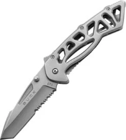 Buck Knives Buck 870SSX Bones, 3" 420HC Combo Blade, Stainless Steel